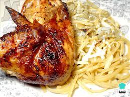 Recette de spaghetti au poulet au four