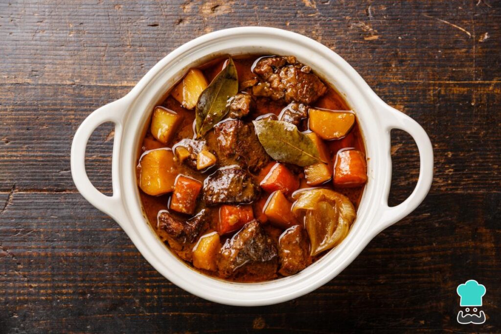 Recette de viande en sauce aux légumes