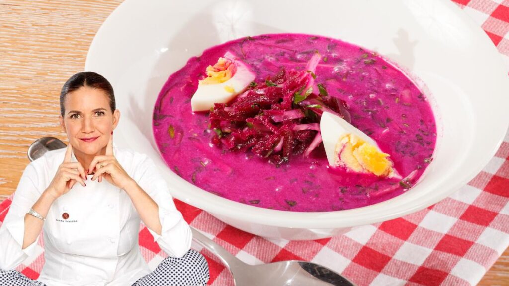 Samantha Vallejo-Nágera, chef : « Le secret de cette délicieuse crème froide est de faire revenir les betteraves au beurre »