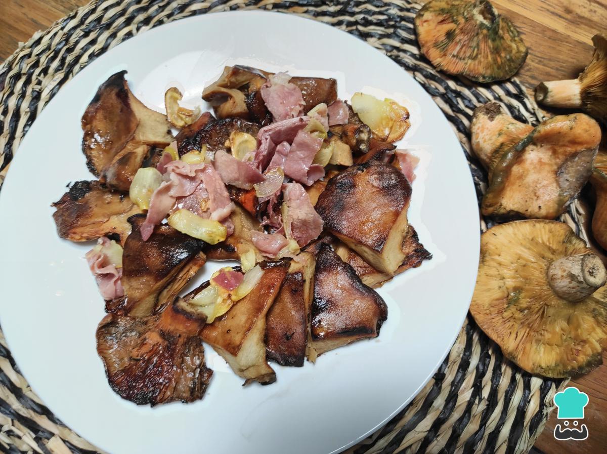 la recette Chanterelles grillées