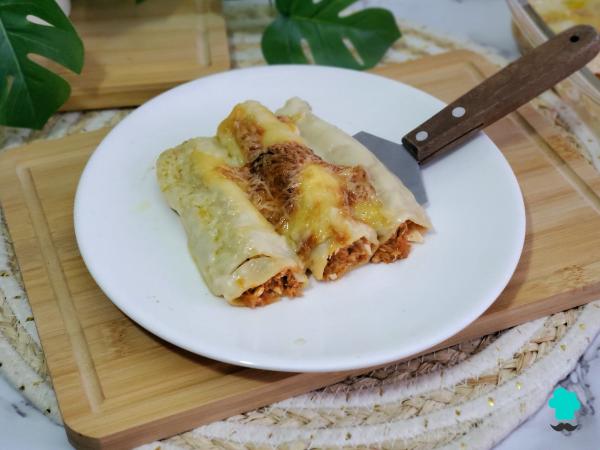 Recette de Cannellonis au thon et aux œufs avec béchamel : la version maison la plus crémeuse et la plus simple - Étape 13