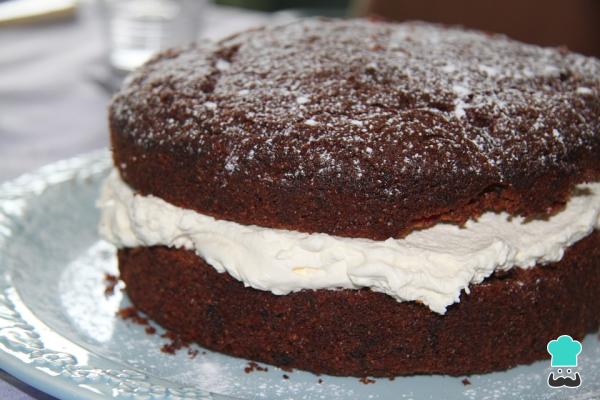 Recette de gâteau au chocolat dans un mixeur - Étape 9