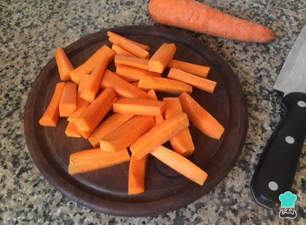 Recette de houmous aux carottes - Étape 1