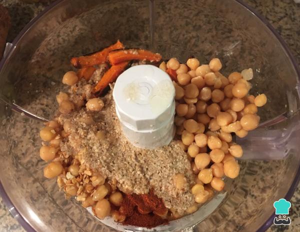 Recette de houmous aux carottes - Étape 3
