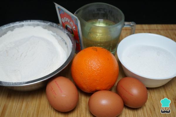 Recette de gâteau à l'orange entière - Étape 1