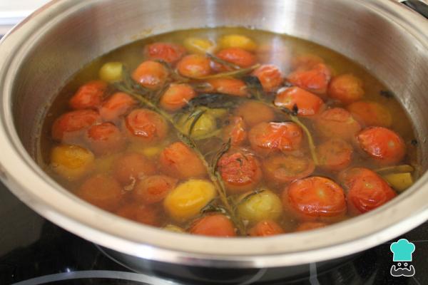 Recette de tomates cerises confites - Étape 5