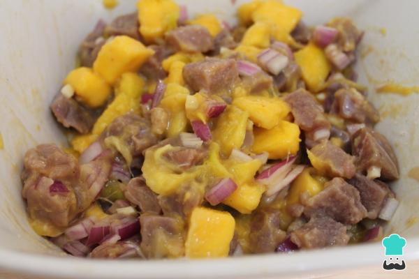 Recette de Ceviche de thon à la mangue - Étape 7
