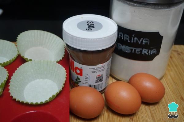 Recette de muffins au Nutella - Étape 1