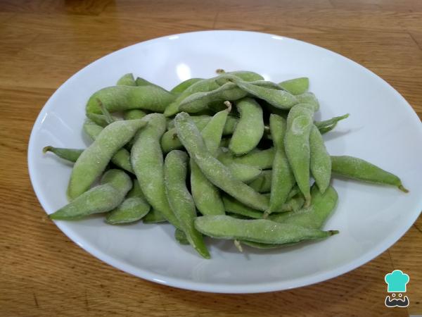 Recette Edamame – Étape 1