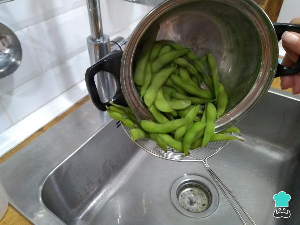 Recette Edamame – Étape 3
