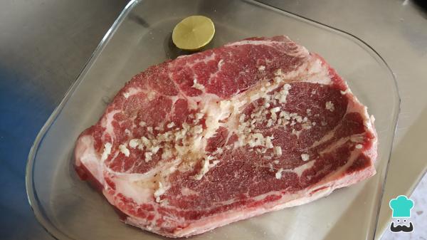 Recette de steak style Tampico – Étape 1