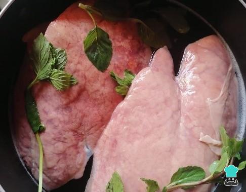 Recette Chanfainita - Étape 1