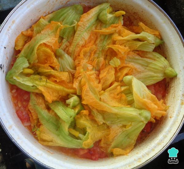 Recette de Quesadillas aux fleurs de citrouille - Étape 2
