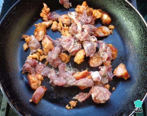 Recette de tacos Campechan – Étape 3