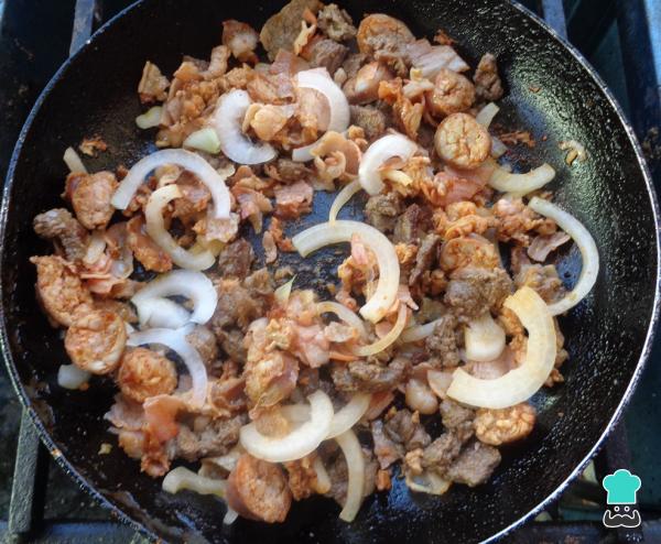 Recette de tacos Campechan – Étape 5