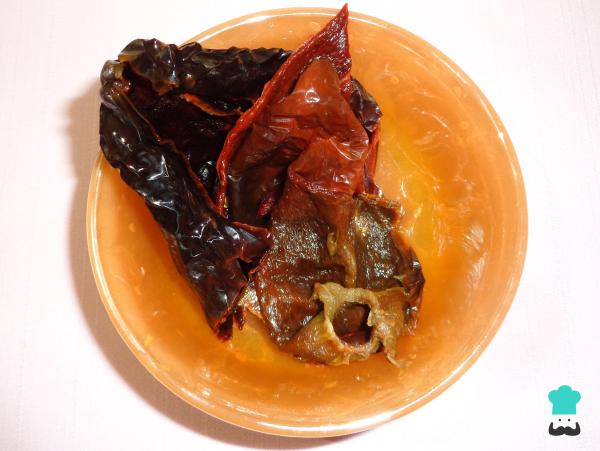 Recette d'Enchiladas Potosinas - Étape 2