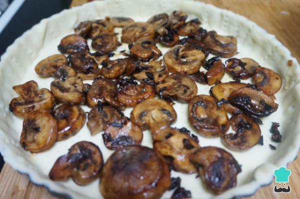 Recette de quiche aux champignons - Étape 5