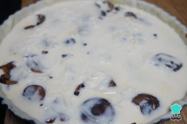 Recette de quiche aux champignons - Étape 6