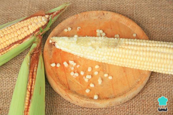 Recette de pain de maïs sans cuisson – Étape 1