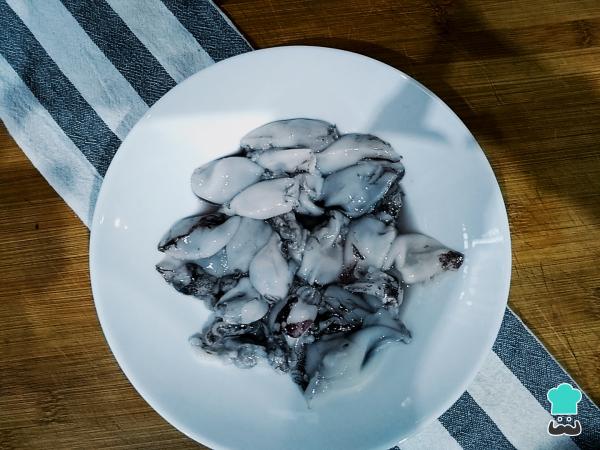 Recette de calamar andalou - Étape 1