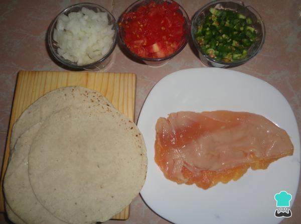 Recette de tacos mexicains au poulet – Étape 1