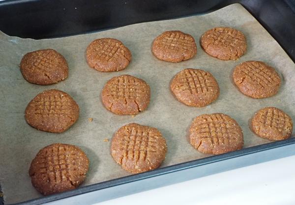 Recette de biscuits végétaliens au beurre de cacahuète – Étape 4