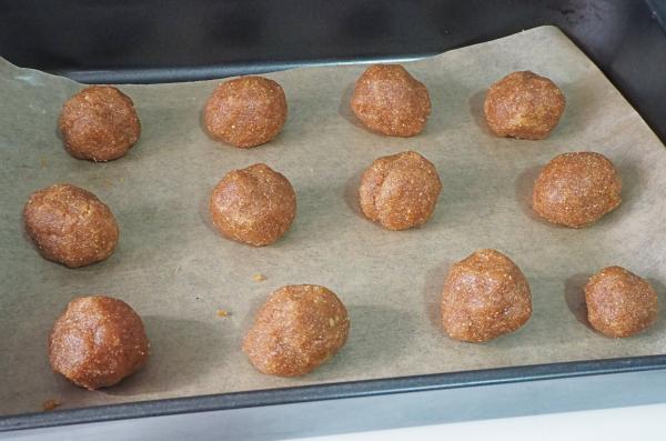 Recette de biscuits végétaliens au beurre de cacahuète – Étape 3