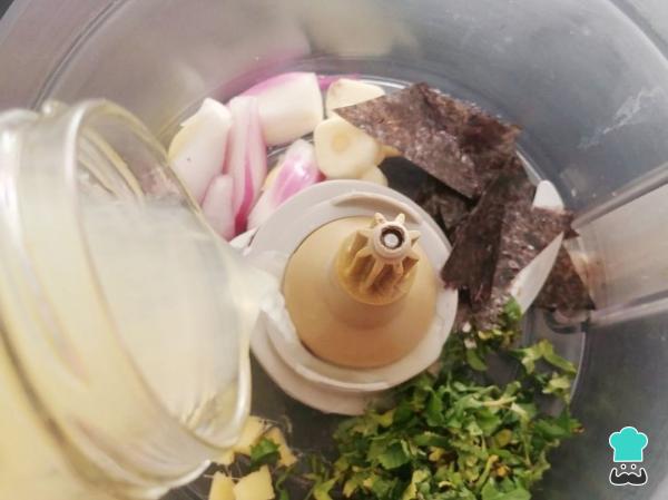 Recette de Ceviche végétalien - Étape 2