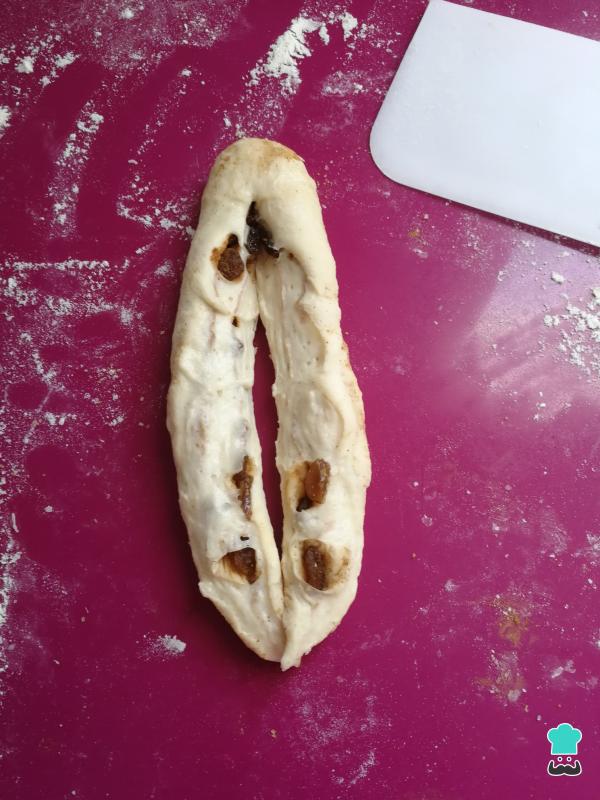 Recette de petits pains à la cannelle et aux raisins - Étape 4