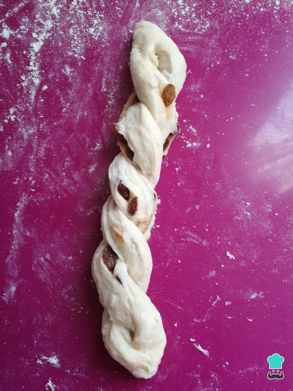 Recette de petits pains à la cannelle et aux raisins - Étape 5