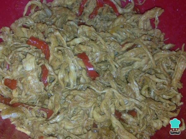 Recette de fajitas au poulet barbecue - Étape 1