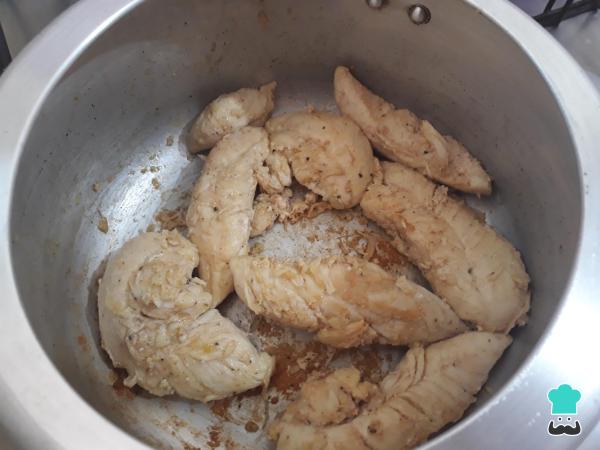 Recette de crêpes au poulet gratinées - Étape 2