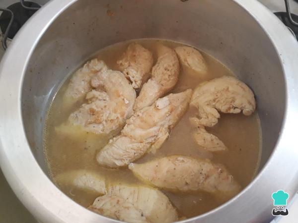 Recette de crêpes au poulet gratinées - Étape 3