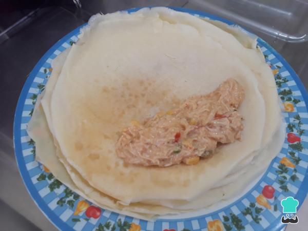 Recette de crêpes au poulet gratinées - Étape 11