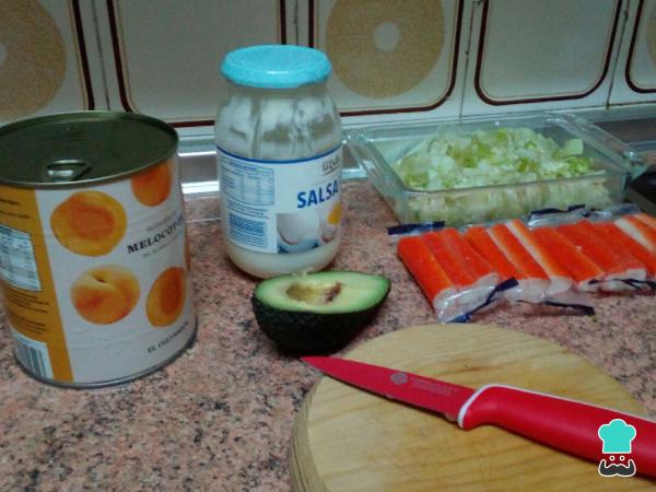 Recette de Pêches farcies au sirop - Étape 1