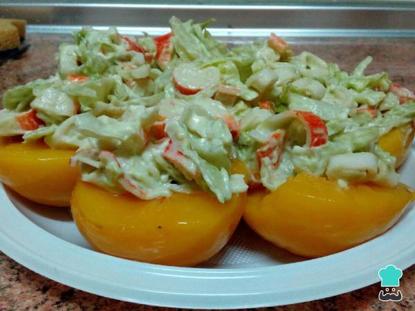 Recette de Pêches farcies au sirop - Étape 4