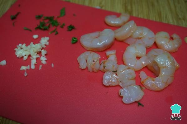 Recette de champignons farcis aux crevettes - Étape 4