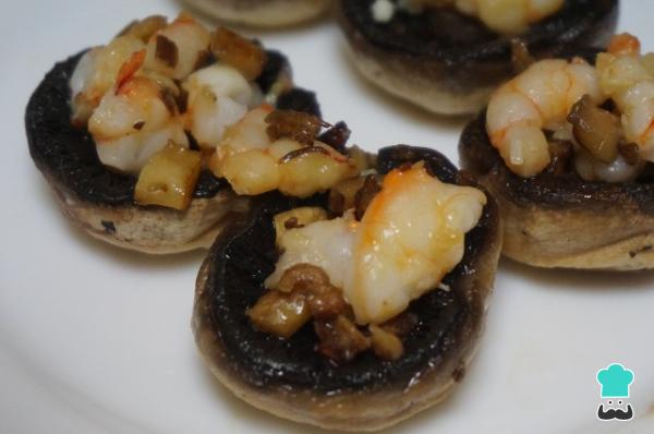 Recette de champignons farcis aux crevettes - Étape 7