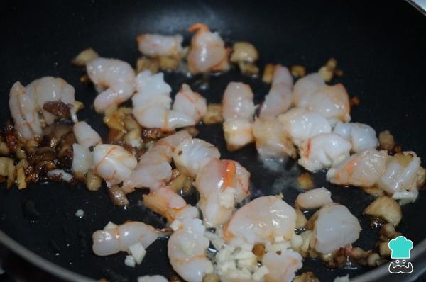 Recette de champignons farcis aux crevettes - Étape 6