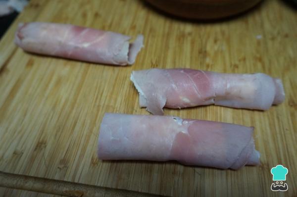 Recette de petits pains au jambon et au fromage - Étape 4