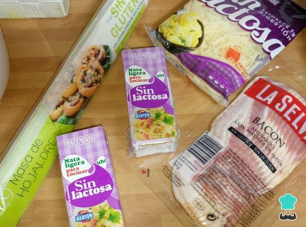 Recette de quiche sans gluten ni lactose - Étape 1