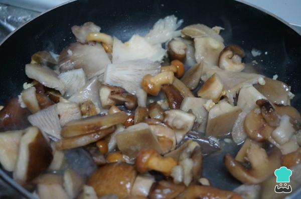 Recette Champignons au jambon - Étape 3