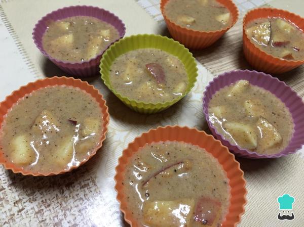 Recette de muffins aux pommes et à la cannelle sans gluten - Étape 3