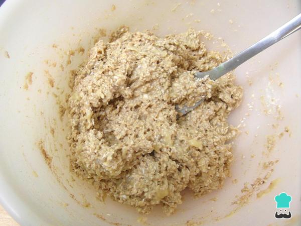 Recette de biscuits végétaliens à la banane et à l'avoine - Étape 3
