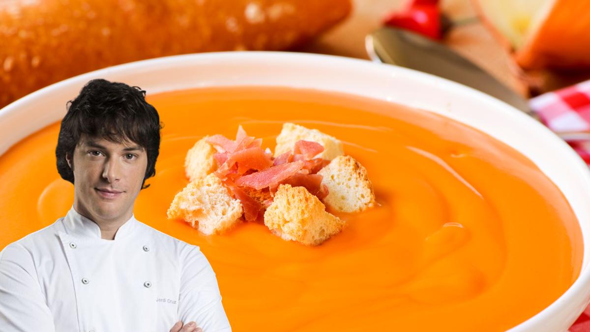 Jordi Cruz, chef : « Le salmorejo le plus crémeux nécessite 1 kilo de tomates, 150 g de pain et une astuce simple avant de l'écraser »