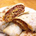 Recette de burritos à la viande et au fromage