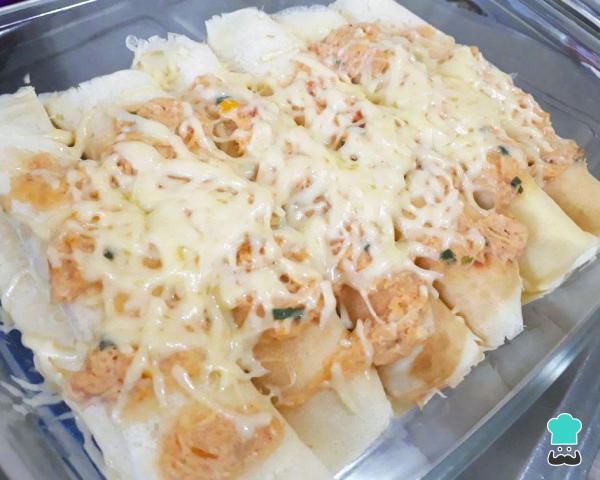 Recette de crêpes au poulet gratinées