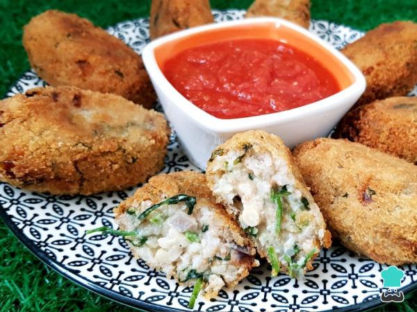 Recette de croquettes de riz au four