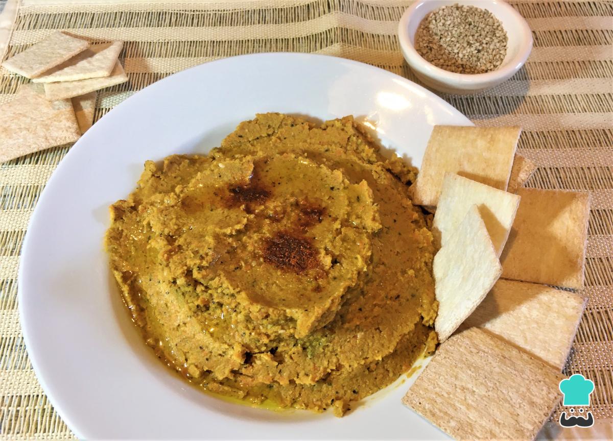 Recette de houmous aux carottes