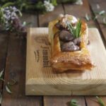 Recette de pâte feuilletée farcie au poulet à l'ail